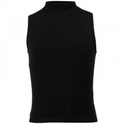 Plain Kids high neck crop vest SF 220 GSM